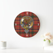 Grande Horloge Ronde Munro Tartan (Maison)