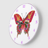 Grande Horloge Ronde Mur acrylique (Angle)
