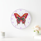 Grande Horloge Ronde Mur acrylique (Maison)