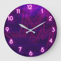 Mur de briques de lumière noire fausse violette él