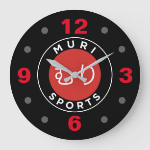 GRANDE HORLOGE RONDE MURI SPORTS