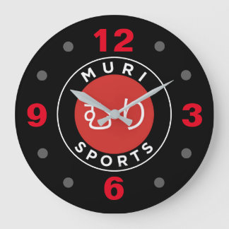 GRANDE HORLOGE RONDE MURI SPORTS