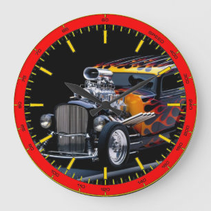 Grande Horloge Ronde Muscle Car