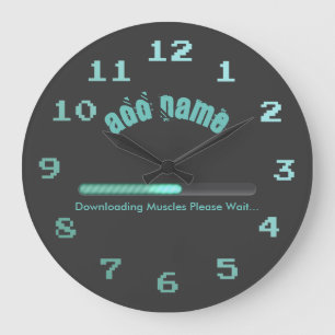 Grande Horloge Ronde Muscles de chargement de la salle de gym