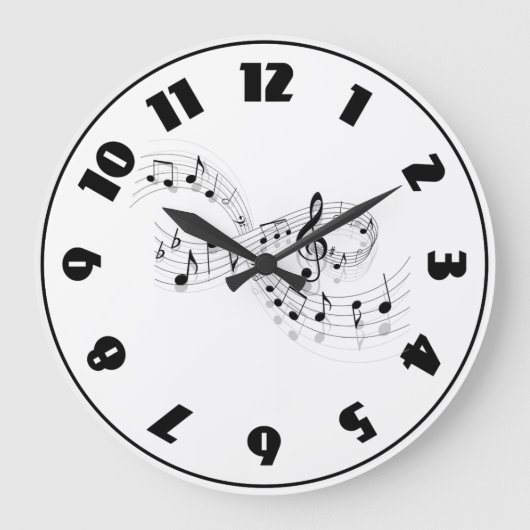 Grande Horloge Ronde Musical notes (Recto)