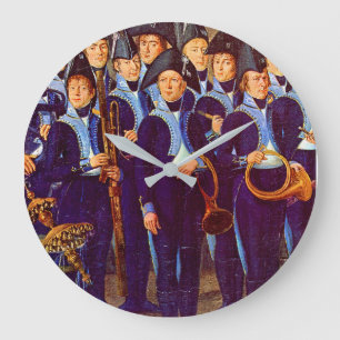 Grande Horloge Ronde musiciens militaires européens vers 1800