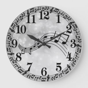 Grande Horloge Ronde Musique de feuille