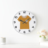Grande Horloge Ronde Mustard Yellow Minimalist Top (Maison)