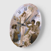 Grande Horloge Ronde Naissance de Vénus par William-Adolphe Bouguereau (Angle)