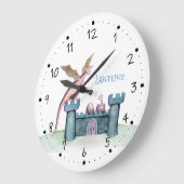 Grande Horloge Ronde Naissance d'un petit dragon (Angle)