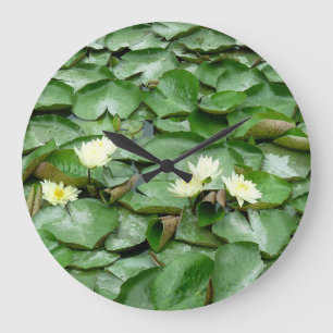 Grande Horloge Ronde Nappes D'Eau