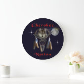 Grande Horloge Ronde Nation Cherokee (Maison)