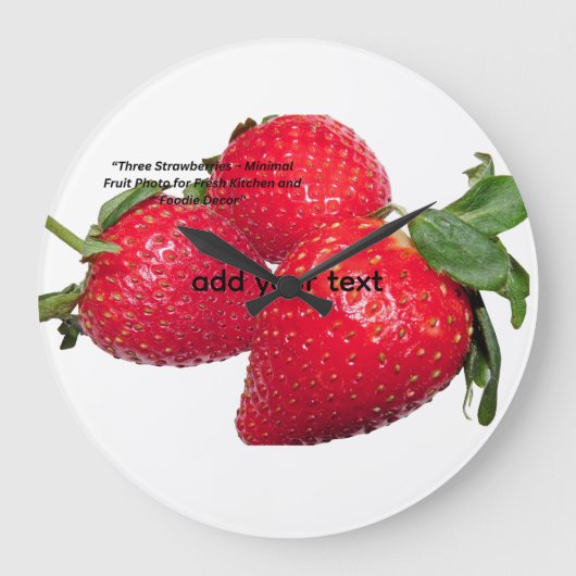 Grande Horloge Ronde  Natural Fruit Cushion for Home Decor (Recto)