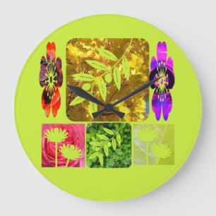 Grande Horloge Ronde nature enchanteresse