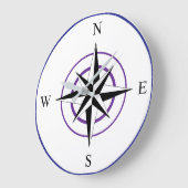 Grande Horloge Ronde Nautical Compass Face (Angle)