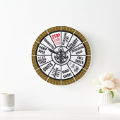 Grande Horloge Ronde Nautical Ship Telegraph (Maison)