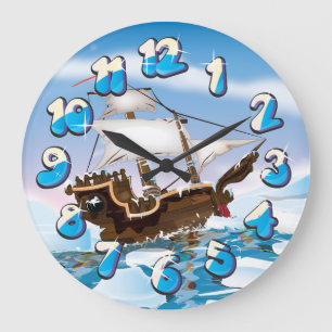 Grande Horloge Ronde Navire de brise-glace