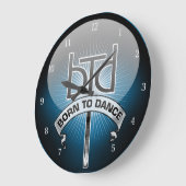 Grande Horloge Ronde Né À La Danse (Angle)