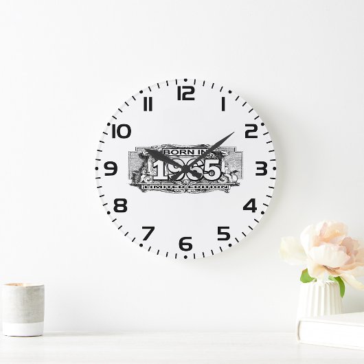Grande Horloge Ronde Né En 1965 Edition Limitée