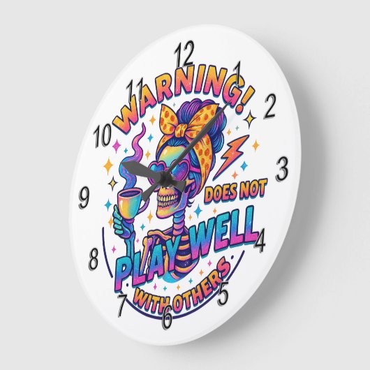 Grande Horloge Ronde Ne Joue Pas Bien... (Angle)