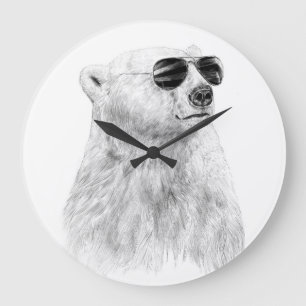 Grande Horloge Ronde Ne laisse pas le soleil se coucher