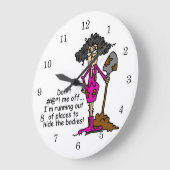 Grande Horloge Ronde Ne me manque pas (Angle)