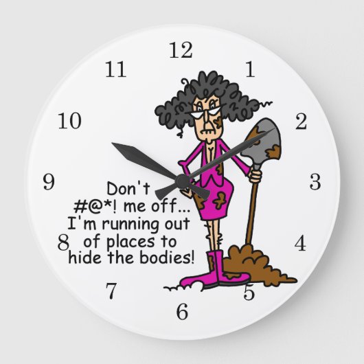 Grande Horloge Ronde Ne me manque pas (Recto)