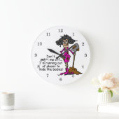 Grande Horloge Ronde Ne me manque pas (Maison)