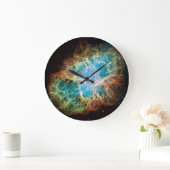 Grande Horloge Ronde Nebula du crabe (Maison)