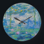 Grande Horloge Ronde Nénuphar, 1916-1919 par Claude Monet<br><div class="desc">Claude Monet - Nénuphar,  1916-1919. Oscar-Claude Monet (1840-1926) est un peintre français et fondateur de la peinture impressionniste qui est considéré comme un précurseur essentiel du modernisme,  surtout dans ses tentatives de peindre la nature telle qu'il la perçoit.</div>