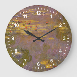 Grande Horloge Ronde Nénuphars Nympheas de Claude Monet  