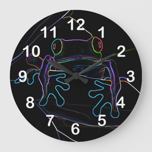 Grande Horloge Ronde Neon Hopper (Recto)