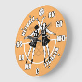 Grande Horloge Ronde Netball players (Angle)