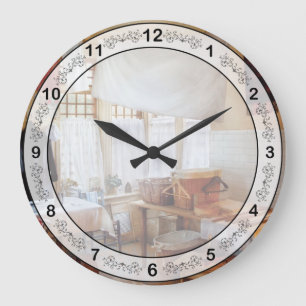 Grande Horloge Ronde Nettoyage - la buanderie