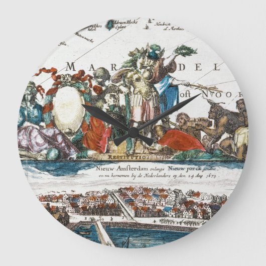 GRANDE HORLOGE RONDE NEW AMSTERDAM, 1673 (Recto)