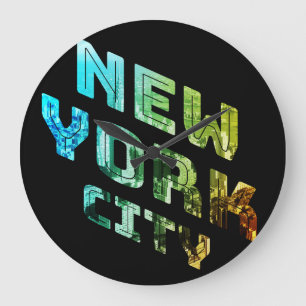 Grande Horloge Ronde New York City NYC Skyline Centre-ville Manhattan M