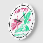 Grande Horloge Ronde New York Empire State Eagle (Angle)
