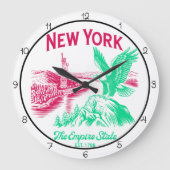 Grande Horloge Ronde New York Empire State Eagle (Recto)