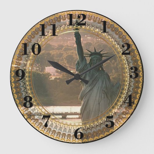 Grande Horloge Ronde New York Liberty (Recto)