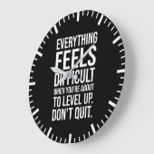 Grande Horloge Ronde Niveau haut, ne quittez pas - Réussite de l'activi (Angle)