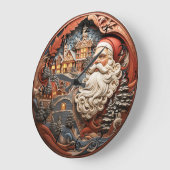 Grande Horloge Ronde Noël (Angle)