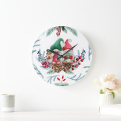 Grande Horloge Ronde Noël (Maison)