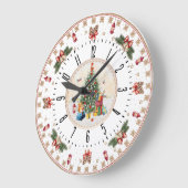 Grande Horloge Ronde Noël (Angle)