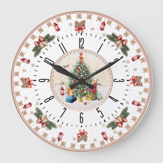 Grande Horloge Ronde Noël (Recto)