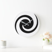 Grande Horloge Ronde Noir cool (Maison)