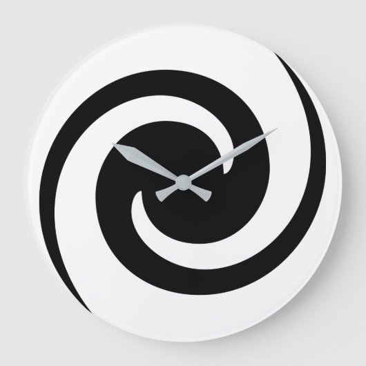 Grande Horloge Ronde Noir cool (Recto)