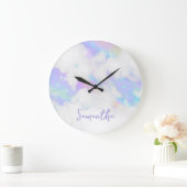 Grande Horloge Ronde Nom de la marbre Holo Glam (Maison)