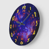 Grande Horloge Ronde Nombres de trou de ver de galaxie/nébuleuse (Angle)