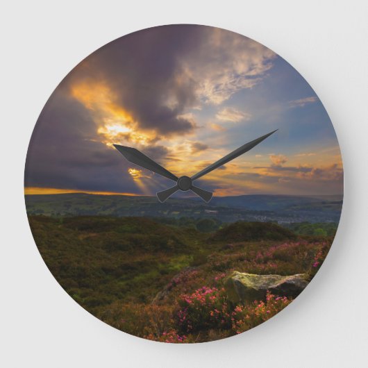 Grande Horloge Ronde Norland moor sunset (Recto)