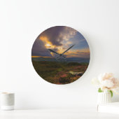 Grande Horloge Ronde Norland moor sunset (Maison)